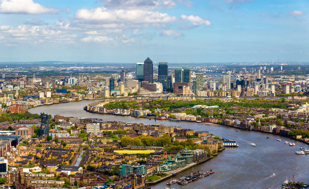 canary wharf view