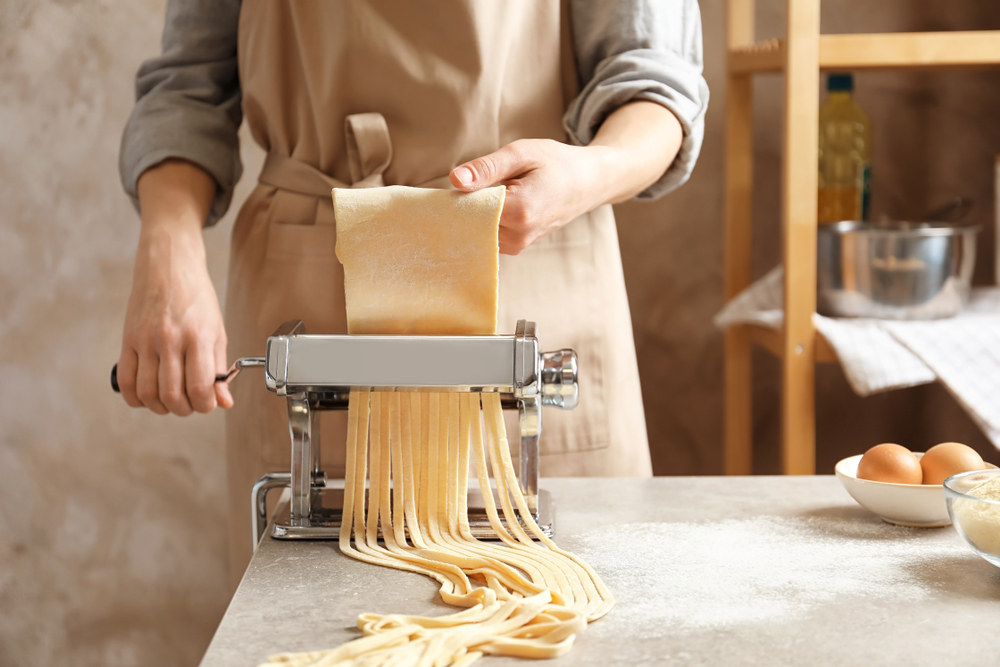 fresh pasta making