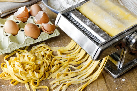 fresh pasta making